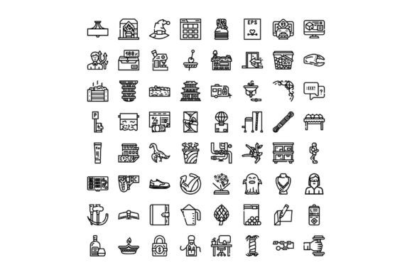 Business & Lifestyle Lin: Icons for Modern Digital Design