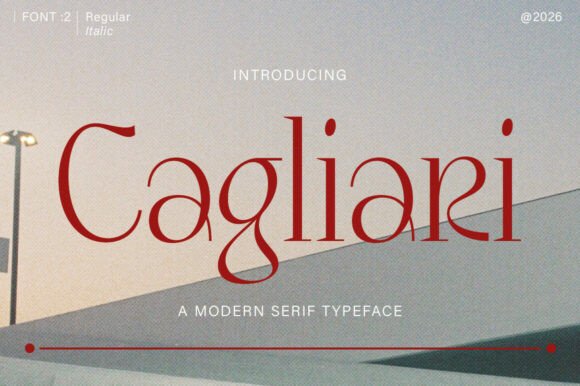 Cagliari: A Modern Serif for Editorial and Brand Expression