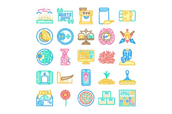 Diverse Modern Line Icons Collection Rep for Digital Design