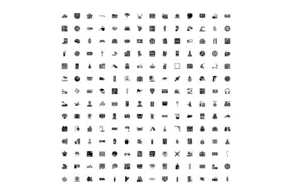 Exploring the Power of Large Collection Solid Vector Icons Glyp in Modern Design
