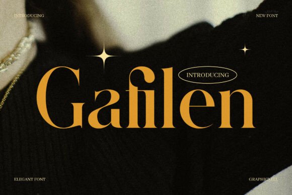 Gafilen: A Sophisticated Serif Font for Modern Designers