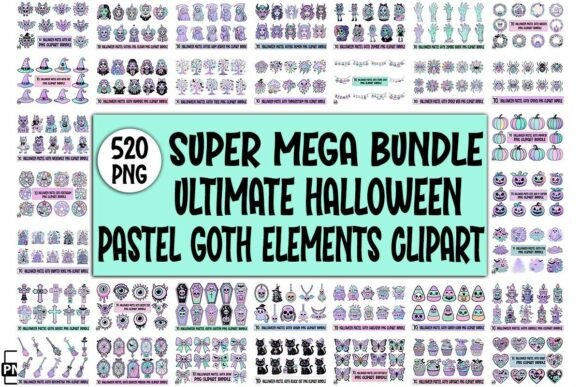 Halloween Pastel Goth Clipart PNG Bundle: A Practical Toolkit for Creative Projects