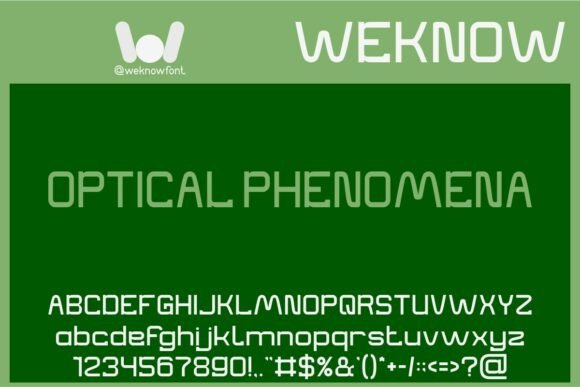 Optical Phenomena: A Bold Typeface for the Modern Creative