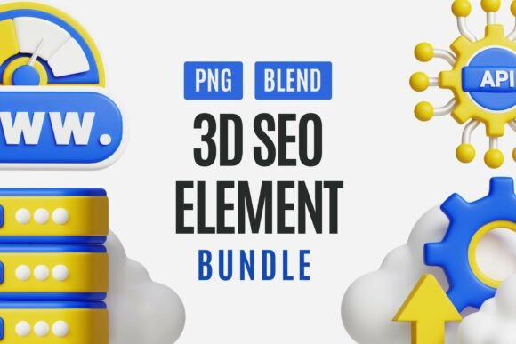 SEO 3D Icon Pack: Boost Your Digital Designs