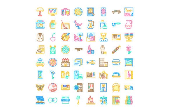 Streamlining Design Workflows with the Diverse Collection of Linear Icons Repre