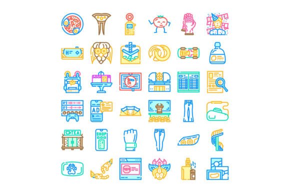 Unlocking Strategic Value with the Diverse Collection of Colorful Outline I