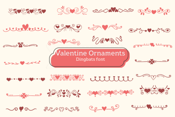 Valentine Ornaments: A Designer’s Secret for Romantic Typography and Elegant Design