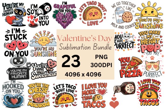 Valentine’s Day Sublimation Bundle: Creative Possibilities for Every Project