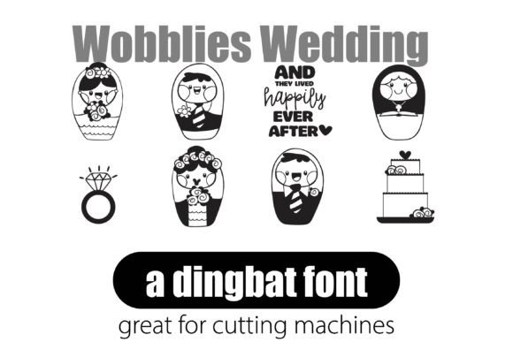 Wobblies Wedding: A Creative Font for Unique Projects